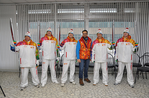 Работник ОАО «Туполев» принял участие в эстафете Олимпийского огня в Ульяновске